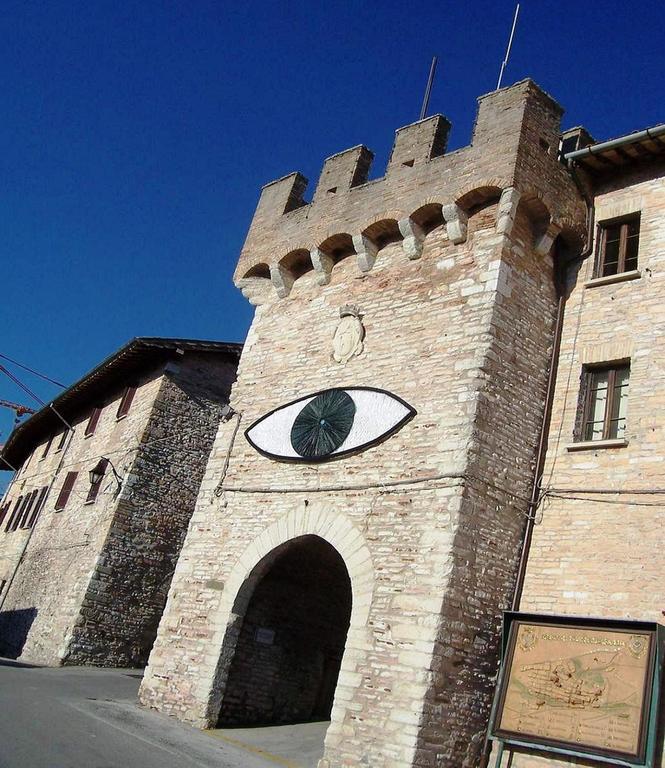 Appartamento Nel Castello Presso Gubbio Fossato di Vico Szoba fotó